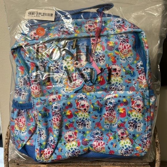 NEW IN PACKAGING! POSH PEANUT LISA FRANK SPOTTY DOTTY DOG MINI BACKPACK - Picture 2 of 16